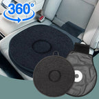Almofada giratória 360° ergonómica portátil para carro, cadeira e uso diário