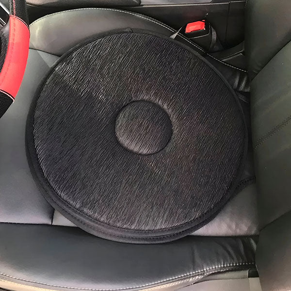 Almofada giratória 360° ergonómica portátil para carro, cadeira e uso diário