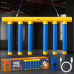 Jogo de reflexos para crianças com pau caindo e treino de reação ajustável
