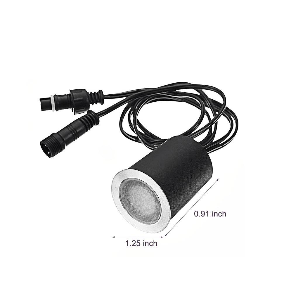Luzes LED para escadas exteriores 16 peças embutidas IP67 aço inoxidável