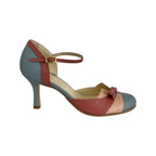 Sapatos de salto alto ortopédico feminino com palmilha ergonómica e sola antiderrapante