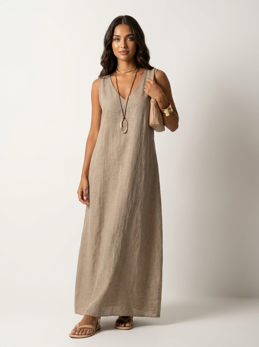Vestido feminino casual para uso diário