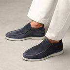 Sapatos slip-on masculinos moc toe design minimalista casual
