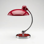 Candeeiro de mesa com braço ajustável, design retro cúpula clássica em metal resistente