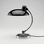Candeeiro de mesa com braço ajustável, design retro cúpula clássica em metal resistente