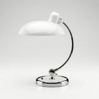 Candeeiro de mesa com braço ajustável, design retro cúpula clássica em metal resistente