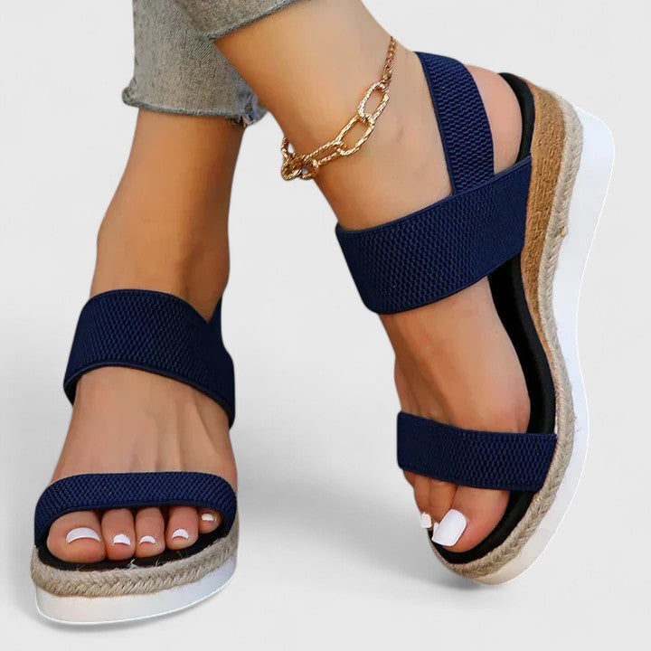 Sandálias ortopédicas femininas com suporte plantar e amortecimento