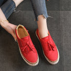 Women slip on walking shoes cushioned with perforated breathable upper