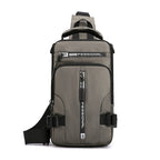Mochila antifurto impermeável com porta USB e sleeve para portátil