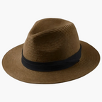 Chapéu panama masculino aba larga estilo clássico