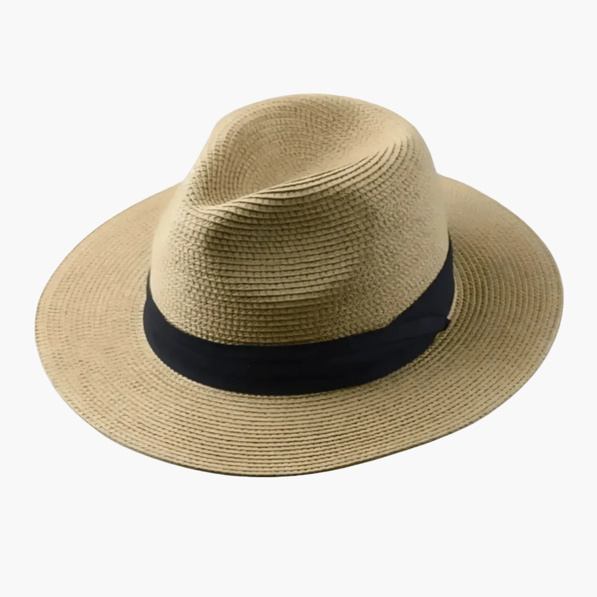 Chapéu panama masculino aba larga estilo clássico