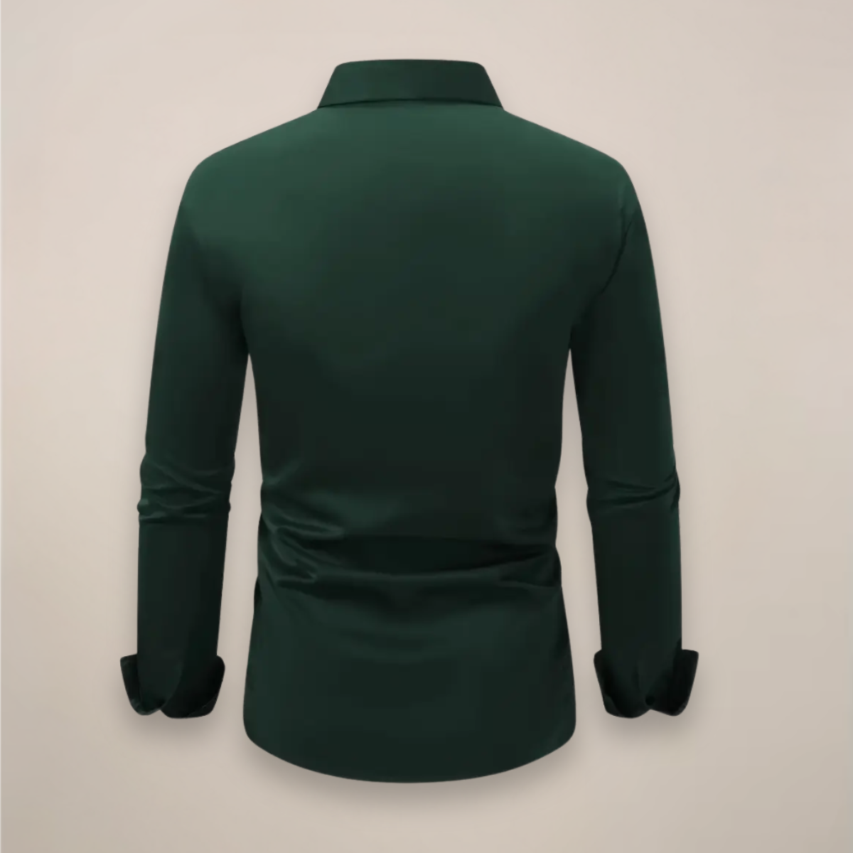 Camisa slim fit masculina de primavera corte moderno