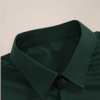 Camisa slim fit masculina de primavera corte moderno