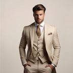Fato masculino 3 peças slim formal primavera casaco colete calça