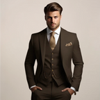 Fato masculino 3 peças slim formal primavera casaco colete calça