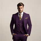 Fato masculino 3 peças slim formal primavera casaco colete calça