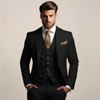 Fato masculino 3 peças slim formal primavera casaco colete calça
