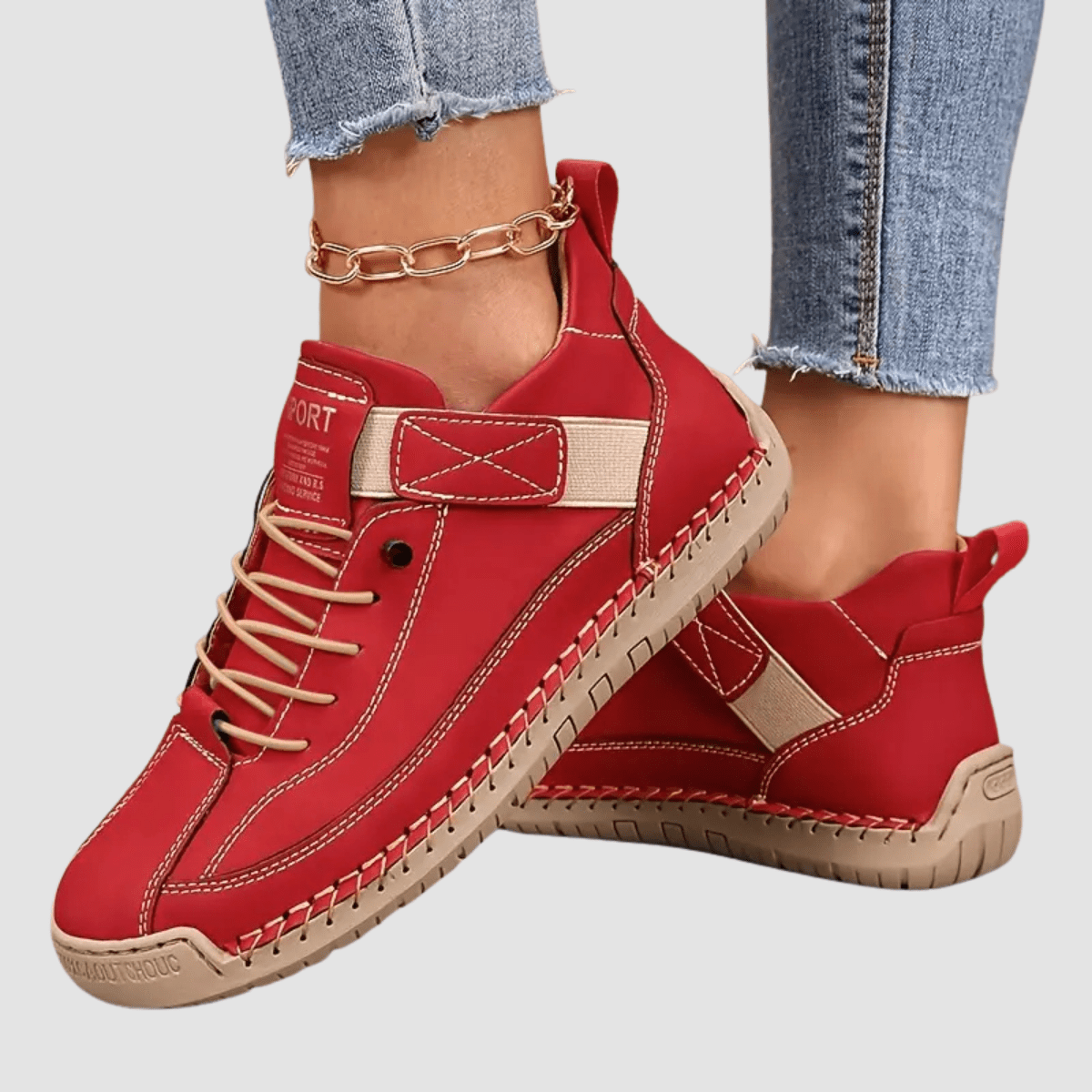 Women lightweight walking sneakers with wide toe box slip-on cushioned sole