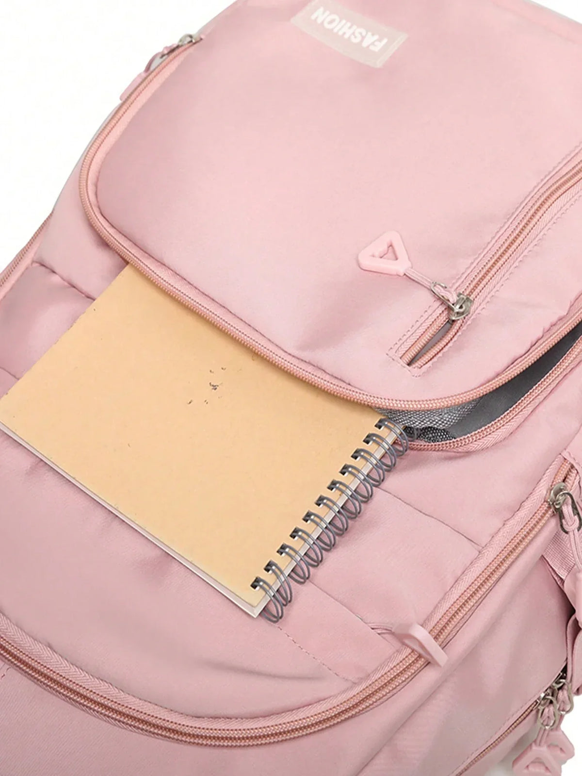 Mochila escolar meninas impermeável rosa com compartimento laptop e alças ajustáveis
