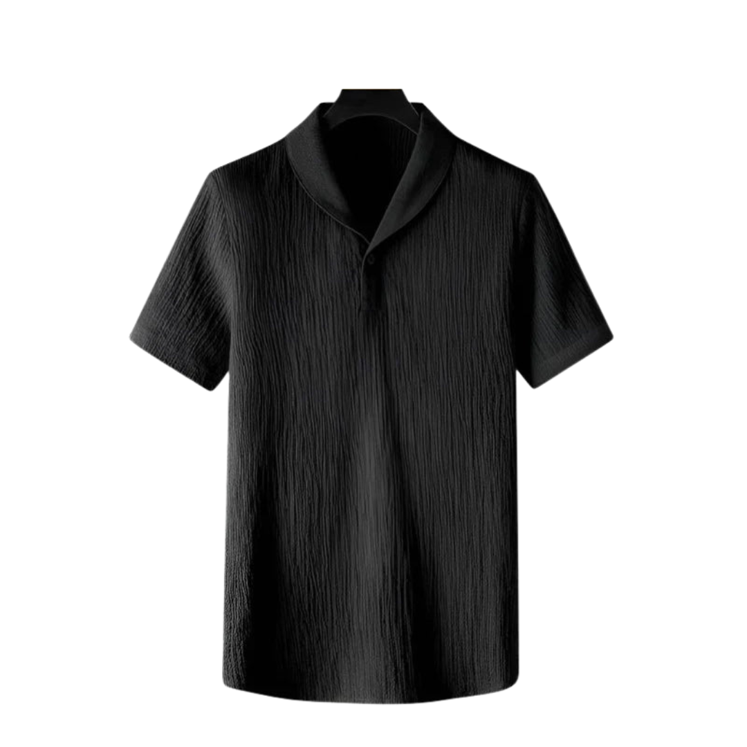 Conjunto masculino de algodão camisa e calças estilo casual coordenado