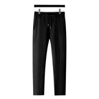 Conjunto masculino de algodão camisa e calças estilo casual coordenado