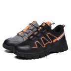 Sapatos de segurança com biqueira de aço leves e antiderrapantes, proteção anti-esmagamento e sola Kevlar