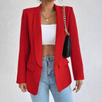 Blazer feminino estruturado elegante disponível em várias cores