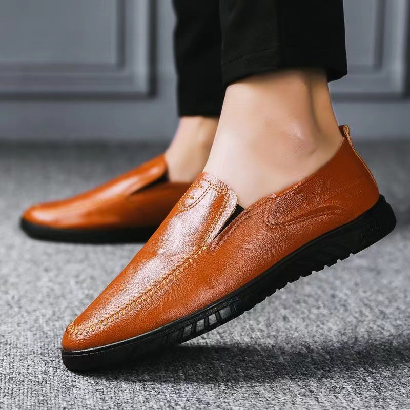 Mocassins de Couro para Homem | Confortável, Preto e Marrom
