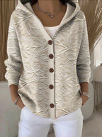 Colete feminino patchwork com capuz em várias cores