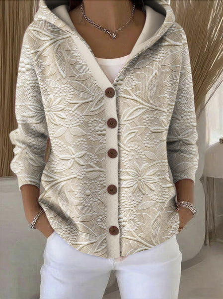 Colete feminino patchwork com capuz em várias cores