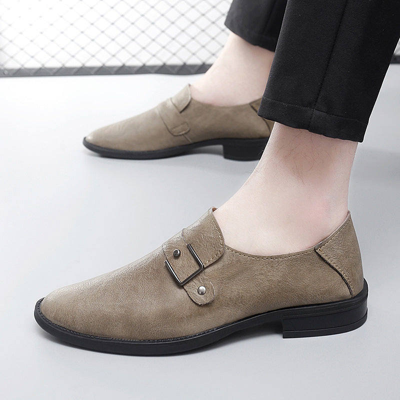 Mocassim Masculino de Couro | Com Fivela, Elegante