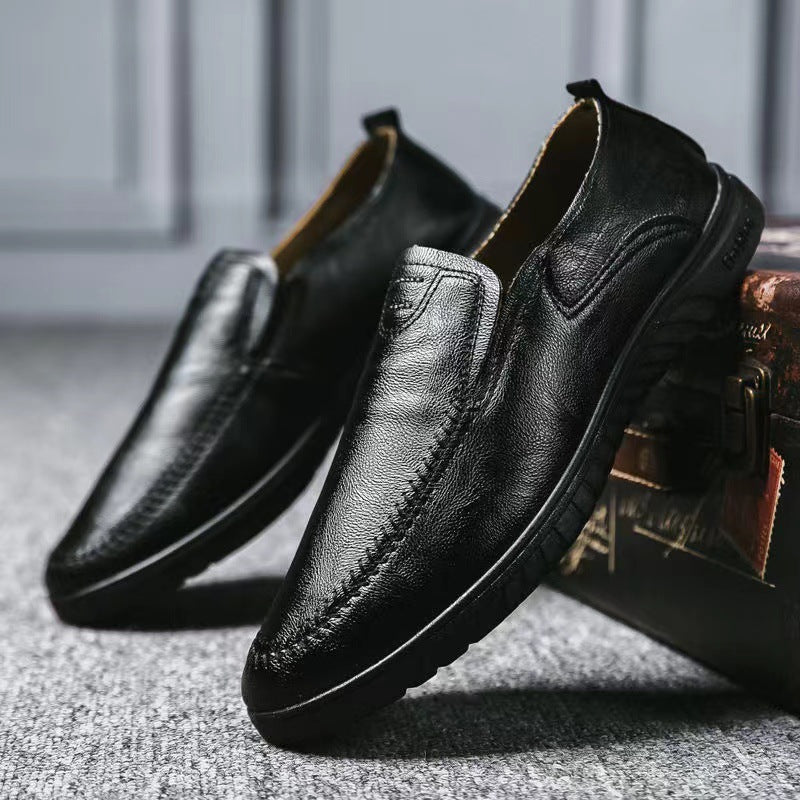 Mocassins de Couro para Homem | Confortável, Preto e Marrom