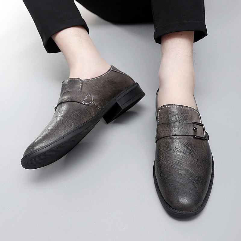 Mocassim Masculino de Couro | Com Fivela, Elegante