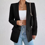 Blazer feminino estruturado elegante disponível em várias cores