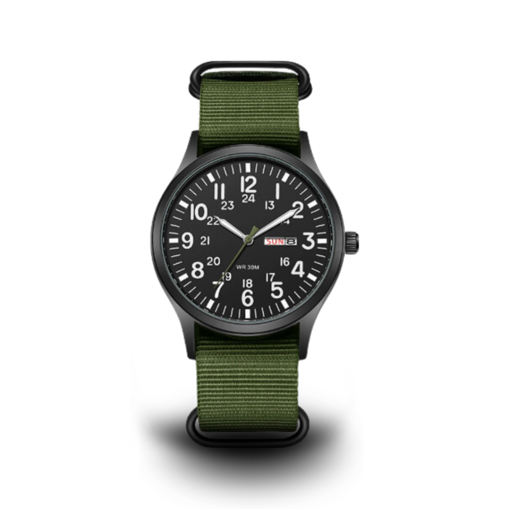 Relógio militar masculino outdoor resistente à água com mostrador luminoso