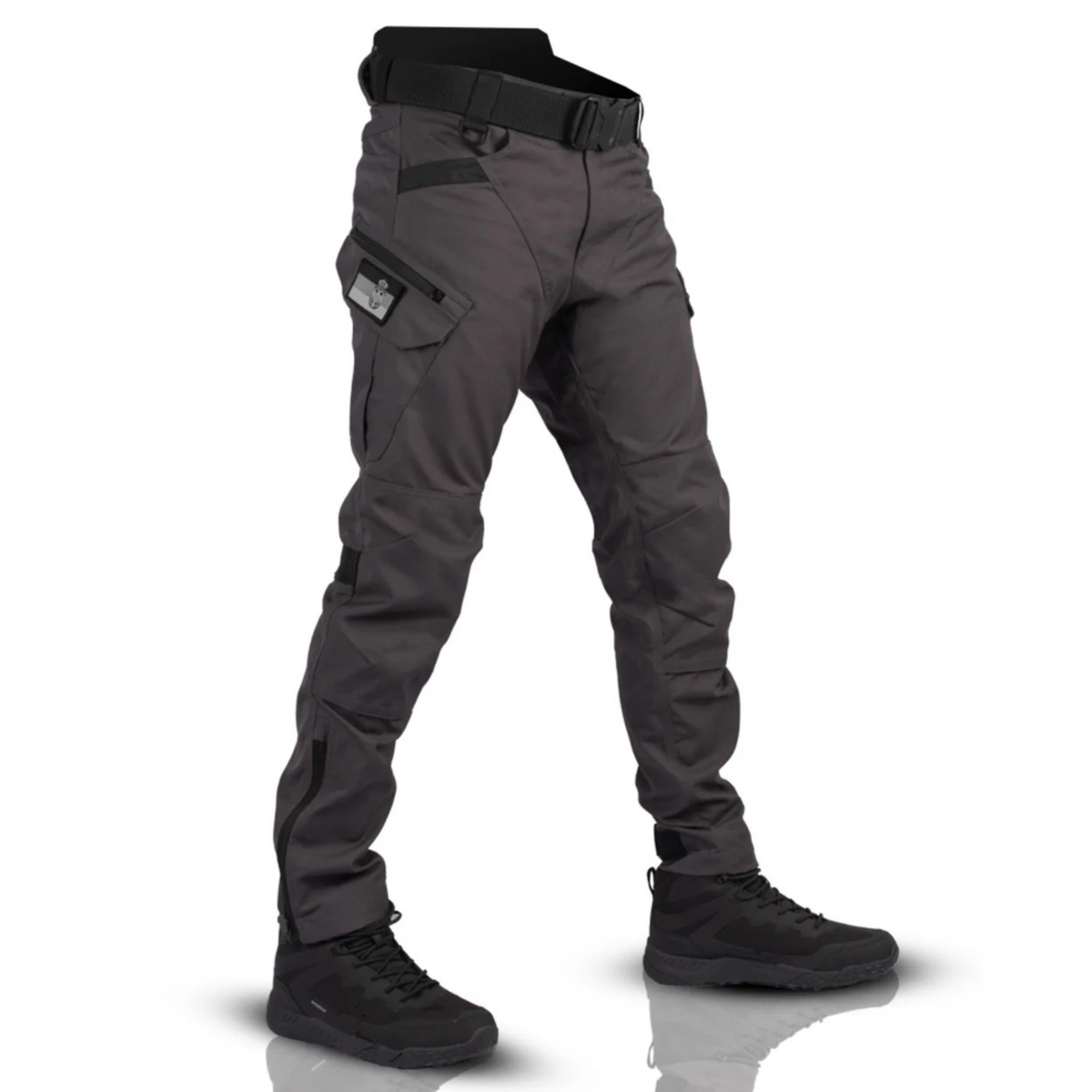 Calças cargo homem multibolsos corte ergonómico resistente