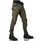 Calças cargo homem multibolsos corte ergonómico resistente