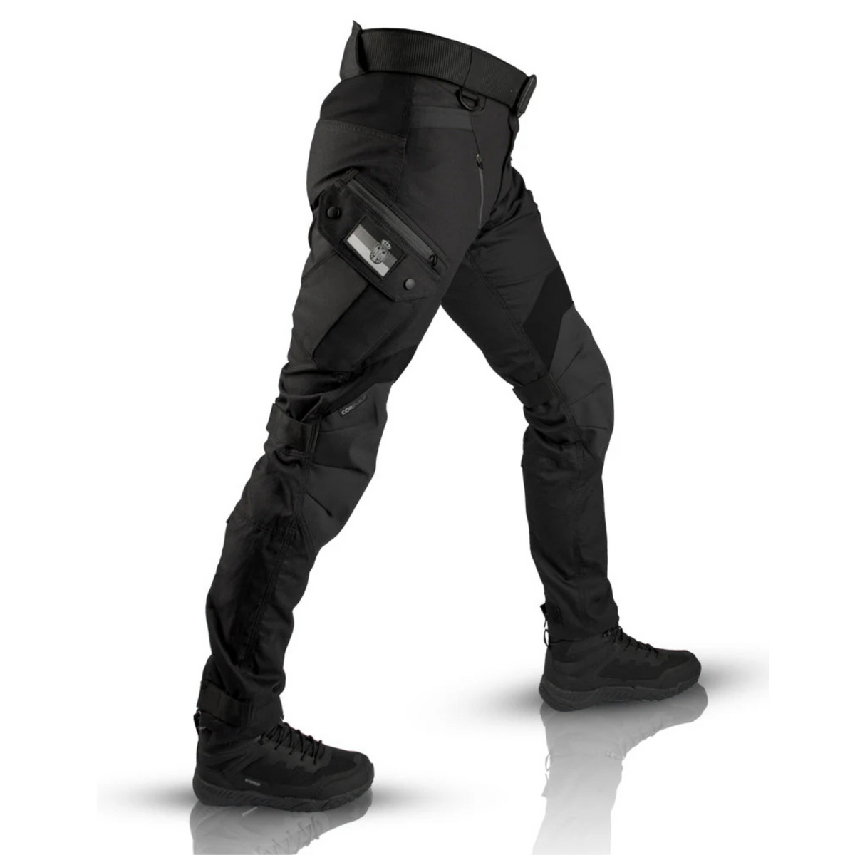 Calças cargo homem multibolsos corte ergonómico resistente