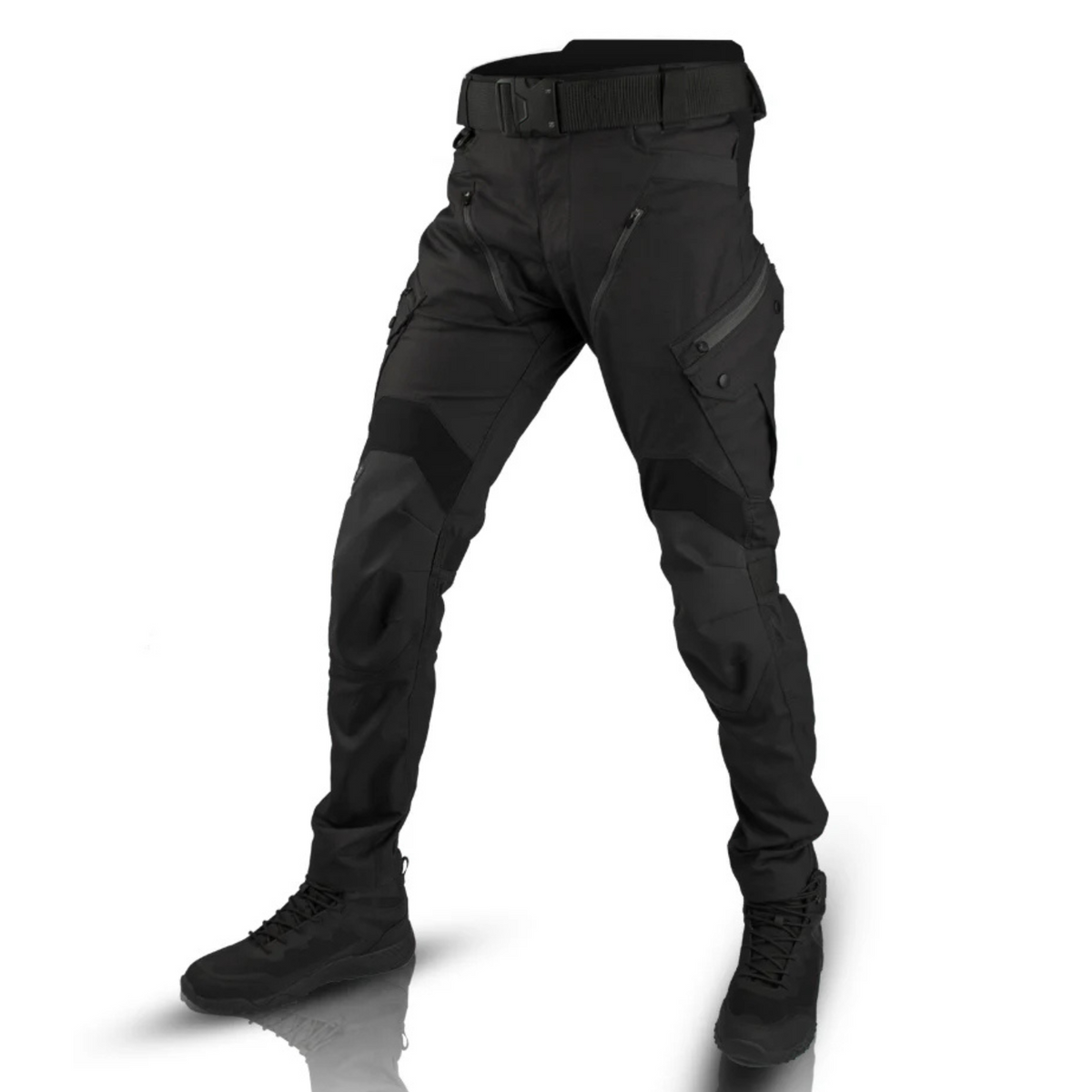 Calças cargo homem multibolsos corte ergonómico resistente