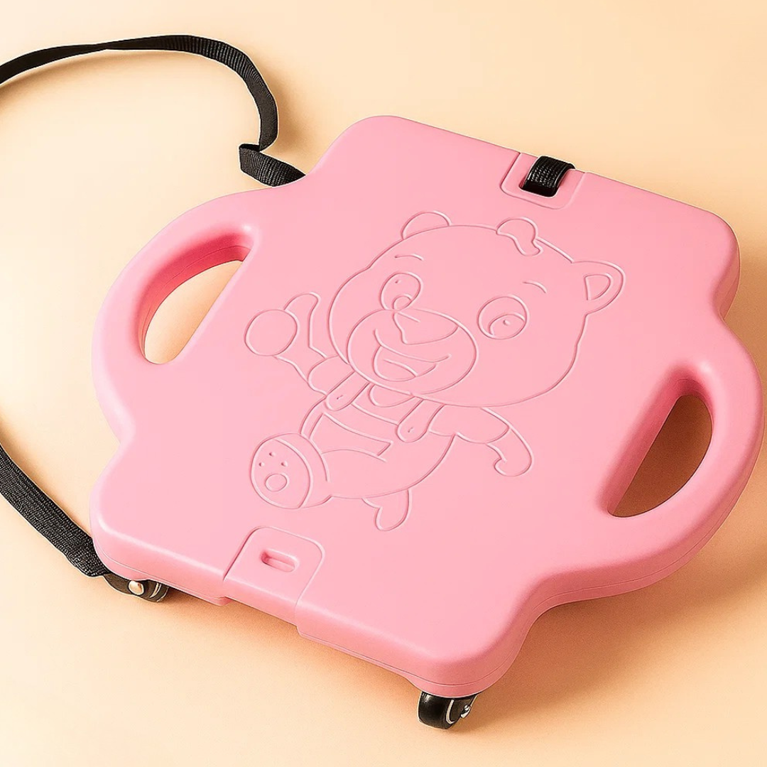 Prancha de equilíbrio infantil em plástico resistente, desenvolvimento motor e coordenação