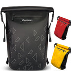 Mala de bicicleta 3 em 1 para bagageira, mochila e mão, 23L impermeável TPU