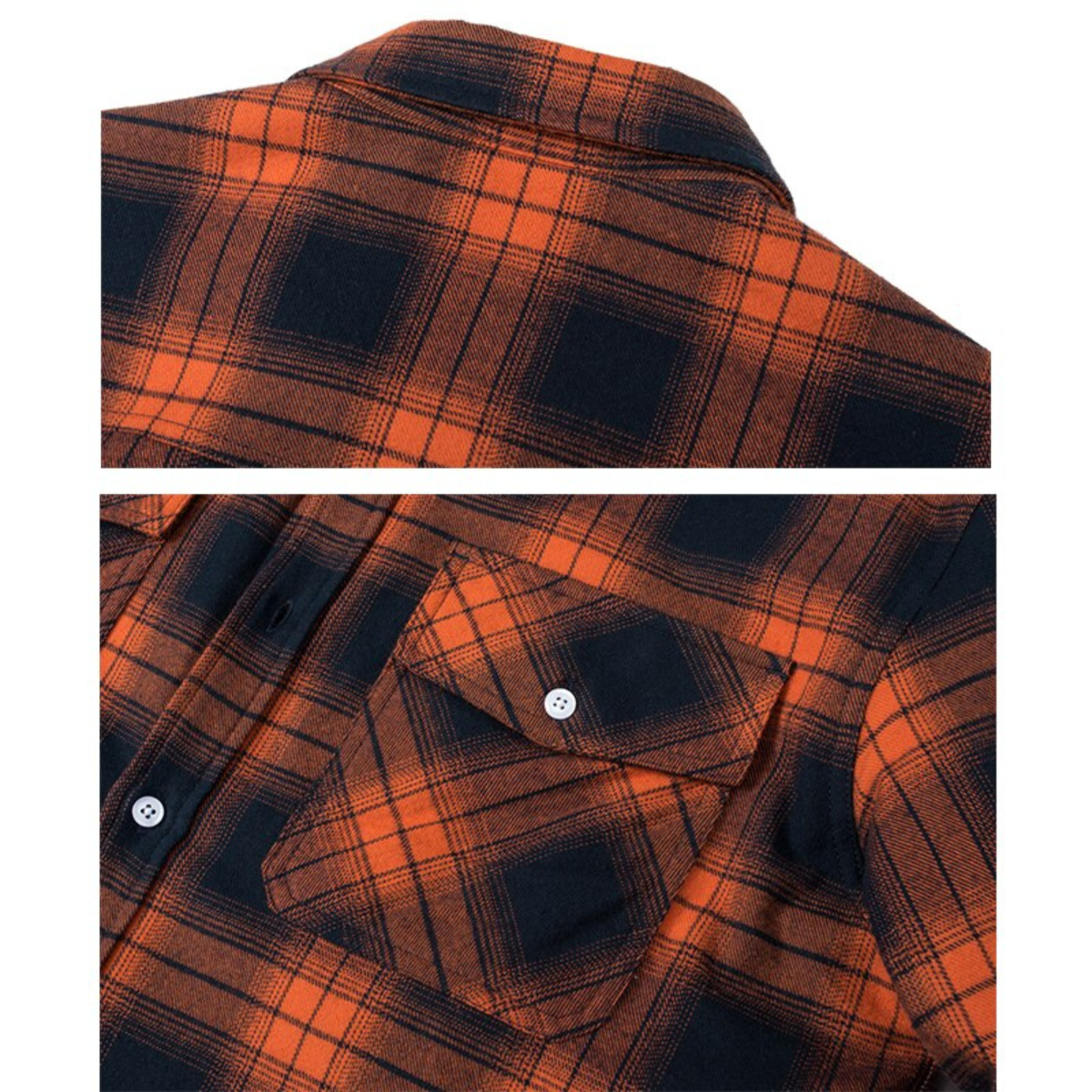 Camisa jaqueta masculina xadrez com forro sherpa, estilo casual robusto