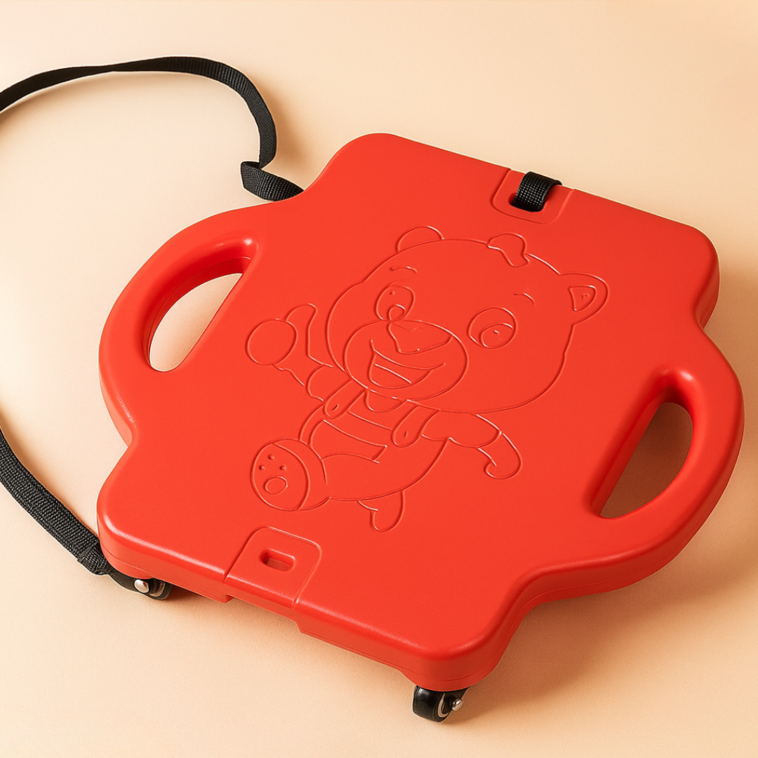 Prancha de equilíbrio infantil em plástico resistente, desenvolvimento motor e coordenação