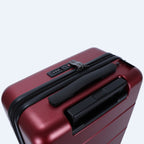Conjunto de malas rígidas 3 peças hard shell com 4 rodas giratórias tamanhos S M L