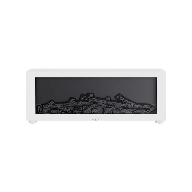 Difusor de aromas 4 em 1 com efeito chama, iluminação 7 cores e timer USB