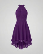 Vestido feminino com babados mini leve e elegante