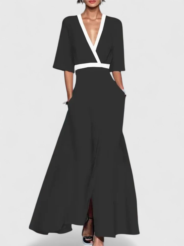 Vestido maxi feminino longo elegante disponível em várias cores