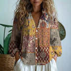 Blusa feminina estampa natural corte relaxado