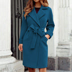 Casaco de inverno feminino colorido estilo marcante para dias frios