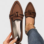 Mocassins ortopédicos slip-on com suporte do arco plantar